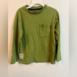 Souris mini Green Long Sleeve Kids Shirt 5 years